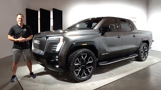 Is the NEW 2024 GMC Sierra EV Denali a BETTER truck than the Ford Lightning [upl. by Antsirhc]