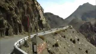 Driving Toward the Tizi n Tichka Pass  Atlas Mountains  Morocco [upl. by Eenwat244]