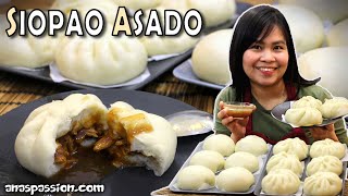 SIOPAO ASADO COMPLETE TUTORIAL l Sauce  Filling  Dough l Soft and Fluffy l Pang Negosyo [upl. by Anallese]