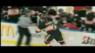 Brent Seabrook Destroys Dan Cleary  NHL Winter Classic 2009 HQ [upl. by Allwein]