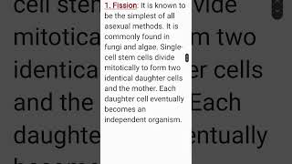 What is fission Class 12 Biology Chapter 1 [upl. by Caravette]