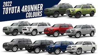 2022 Toyota 4Runner SUV  All Color Options  Images  AUTOBICS [upl. by Anih230]