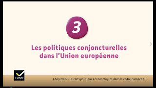 SES cours de Tle  les politiques conjoncturelles dans lUnion européenne [upl. by Kcyrred764]