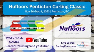 Brendan Bottcher vs Marco Hoesli  Draw 9  Nufloors Penticton Curling Classic [upl. by Bunting]