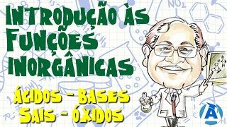 Introdução às Funções Inorgânicas  Ácidos Bases Hidróxidos Sais e Óxidos [upl. by Neall390]