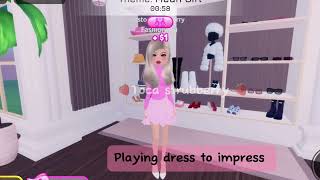 Playing dress impress like and subscribe ☺️ [upl. by Ihsorih296]