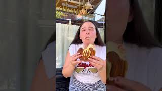 Foodie tries Lafayette Bakery in nyc for VIRAL pastries NEW Peaches N’ Cream flavor 🥐✨🍑 [upl. by Derf416]