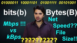 Hindiहिन्दी  Bits vs Bytes  Explained  AnkushTyagiExplains [upl. by Dihaz682]