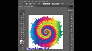 How to create tie dye design in illustrator  illustrator tool [upl. by Jerrie]