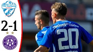 TSV Hartberg vs Austria Wien 21  All Goals and Extended Highlights [upl. by Tan911]