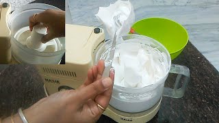 5 min Whip Cream in Food Processor  How to make perfect whip cream in food processor [upl. by Cann716]