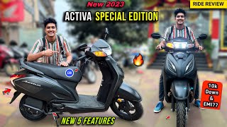 Finally 😱 Honda Activa OBD2 Special Edition Ride Review New Model 2023  Price Mileage Features Emi [upl. by Damick]