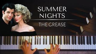 Summer Nights Tell Me More from Grease  John Travolta amp Olivia NewtonJohn  piano sheets [upl. by Timoteo]