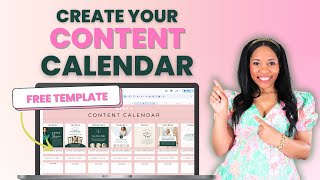 Build Your Content Calendar in Minutes A MustHave for Coaches amp Creators   Free Template [upl. by Whipple]