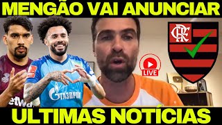 MADRUGADA AGITADA FLAMENGO FECHOU DUAS CONTRATAÇÕES  BOMBA URGENTE  NOTÍCIAS DO FLAMENGO HOJE [upl. by Salomie600]