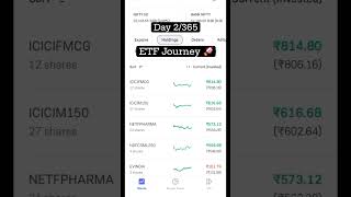 Day 2 of my ETF journey ETF  Investing ETF Portfolio  popular trending etf viralshorts [upl. by Budwig586]