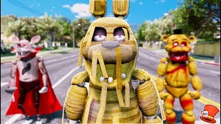 NEW MUMMY BONNIE ANIMATRONIC GTA 5 Mods FNAF RedHatter [upl. by Newob583]