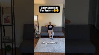 Chair Exercises For Seniors Leg Workout With Flat Band [upl. by Karub]