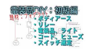 フォグライトを例に電装配線について考える：初級編 [upl. by Eric]