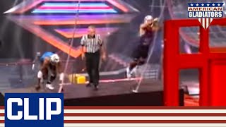 Two Marines Go HeadToHead In The Eliminator  American Gladiators [upl. by Deedee764]