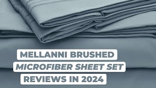 Mellanni Brushed Microfiber Bed Sheet Set Review [upl. by Carbone]