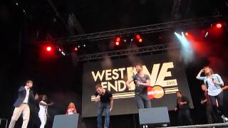 West End Live Oliver Tompsett amp Rock of Ages cast [upl. by Nappy]