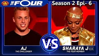 Sharaya J vs AJ Reynolds Rappers Battle The Four Season 2 Ep 6 S2E6 [upl. by Nikkie22]