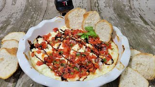 Simple Bruschetta Goat Cheese Dip [upl. by Ashwin970]