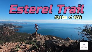 Esterel Trail  434 km 1829 🏃😈💫 [upl. by Jameson530]