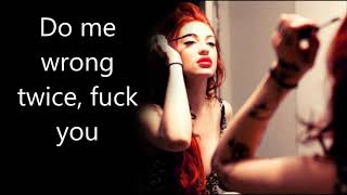 Too Much of Not Enough  Porcelain Black  LYRICS ON SCREEN [upl. by Lodi]