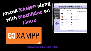 Mutillidae Web App Vulnerabilities XAMPP and Mutillidae Installation on Linux [upl. by Onilatac]