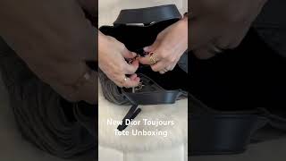 Dior Toujours Tote Bag Medium Unboxing [upl. by Lawrence]