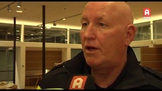 Interview politiechef John Nieumeijer over incidenten met vluchtelingen in Alphen aan den Rijn [upl. by Eessej]