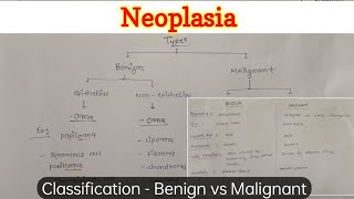 Neoplasia  Classification  Benign Tumour vs Malignant Tumour [upl. by Vidovik723]