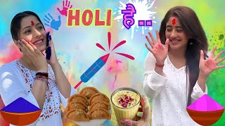 Holi Celebration 2024  Holi Hai  Full on Masti  Family Vlog [upl. by Cortie]