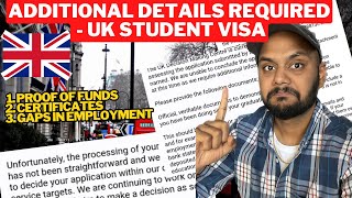 UK Student visa  Common details asked after submitting application [upl. by Asirahc]