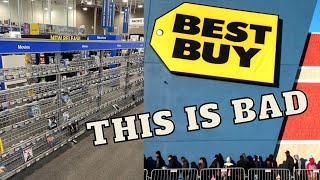 BEST BUY IS IN HUGE TROUBLE  THEY ARE RUINING THEIR BUSINESS  NO MORE VIDEO GAMES AND MOVIES NOW [upl. by Aettam]