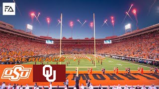 Oklahoma State Football Experience vs Oklahoma 2023 Final Bedlam Live Crowd Atmosphere [upl. by Doraj]