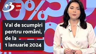 Val de scumpiri pentru români de la 1 ianuarie 2024 [upl. by Priestley]