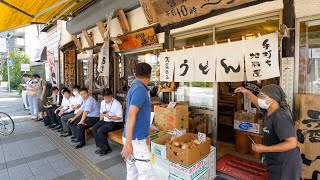 埼玉）朝１０時から大行列→わずか２時間半で完売の爆売れうどんがハンパない丨Udon Noodles Restaurant in Japan [upl. by Llacam]