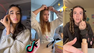 Grwm for school  TikTok compilation 🎀 2 [upl. by Ennovy]