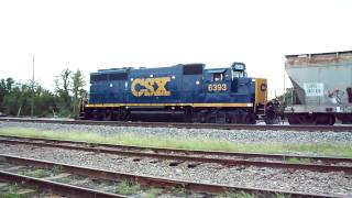 CSX GP402 Pulling in Notch 8 [upl. by Renard]