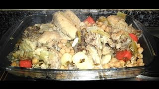 Puchero de Pollo con Garbanzos y Verduras [upl. by Arella738]