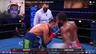 Broner vs Santiago HIGHLIGHTS February 20 2021  PBC on SHOWTIME Reaction Video [upl. by Molton]