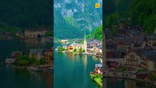 The Small Fairytale Town  Hallstatt Austria  scenichunter  shorts [upl. by Bridie]