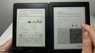 Kindle Paperwhite vs Kobo Aura H2O Comparison Review [upl. by Eimmac]