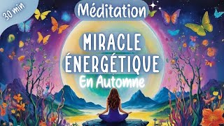 Méditation Pleine Lune Octobre🌕 Nettoyage énergétique miracle sous la Lune  30 minutes [upl. by Gertrud]