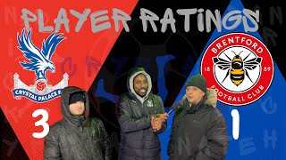 PLAYER RATINGS  Crystal Palace Vs Brentford  CPFC crystalpalace brentford [upl. by Lathan347]