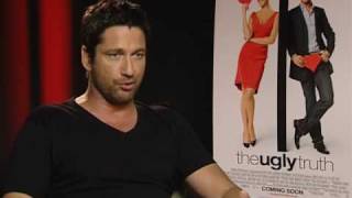 The Ugly Truth  Gerard Butler Exclusive Interview [upl. by Asilam]