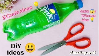 3 Amazing Plastic bottle Craft ideas home decor idea Crafting with Plastic bottle Art and Craft [upl. by Opalina394]